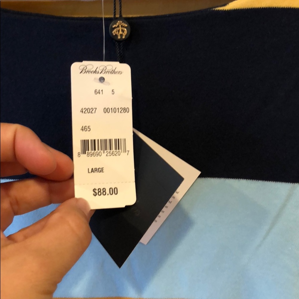 NWT! {Brooks Brothers} Supima Cotton T-shirt - Picture 3 of 7